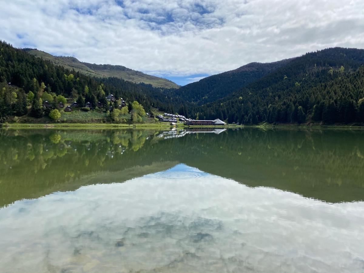 קמפן Gite Chaleureux Au Lac De Payolle מראה חיצוני תמונה